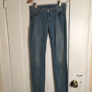 KORAL light blue wash cropped skinny jeans